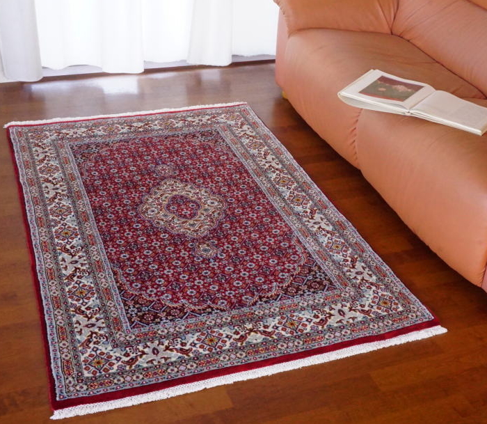 ペルシャ絨毯 赤 ムード産 一畳サイズ