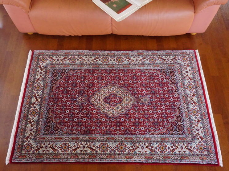 ペルシャ絨毯 赤 ムード産 一畳サイズ