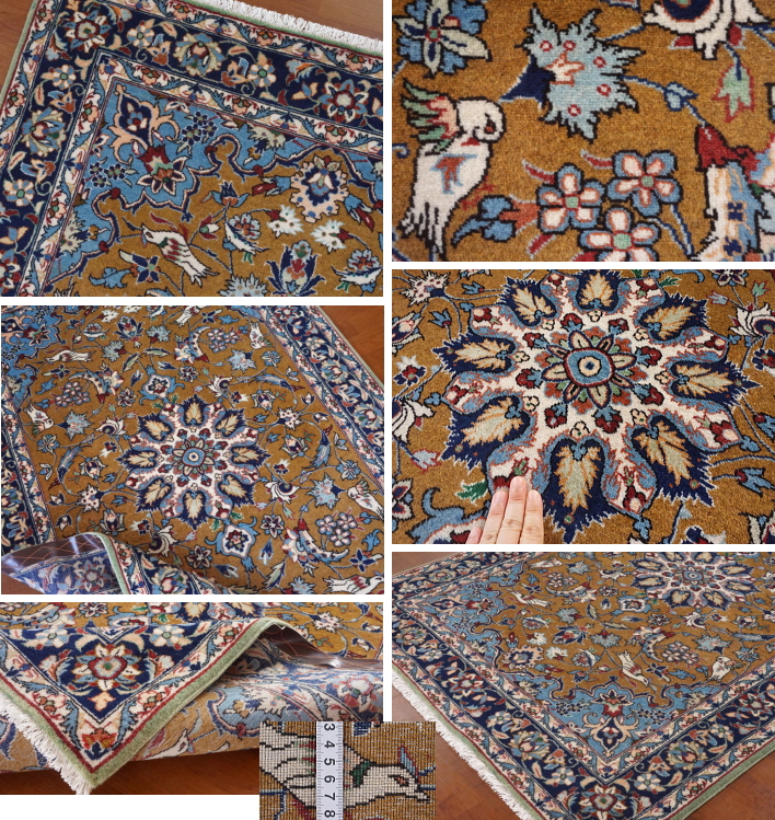 ペルシャ絨毯 イスファハン産 一畳サイズ