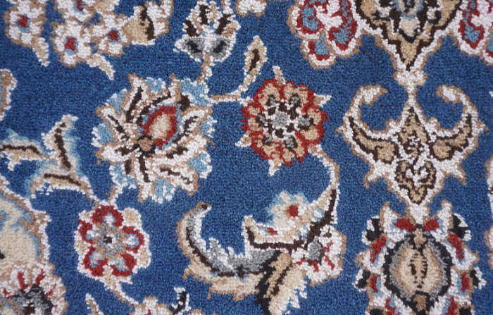ブルーグレーのペルシャ絨毯6