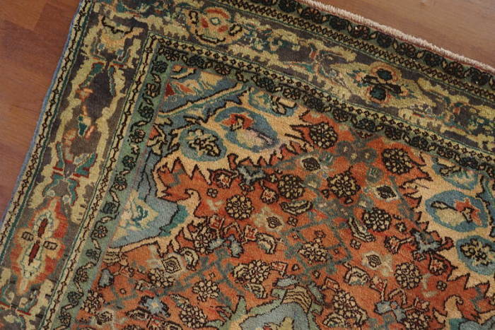 ペルシャ絨毯（オールド）イラン・ゴルトゥーグ産 1畳サイズ