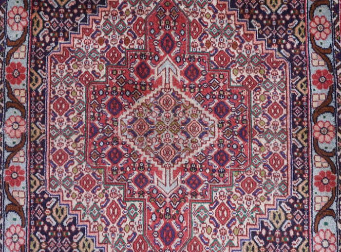 ペルシャ絨毯玄関マット　セネ産4