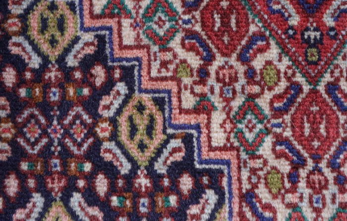 ペルシャ絨毯玄関マット　セネ産6