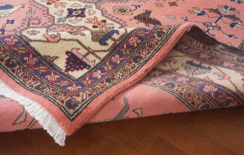 ペルシャ絨毯（オールド） イラン・アルデビル産 リビングサイズ ピンク / ペルシャ絨毯専門店 クラフトワーク