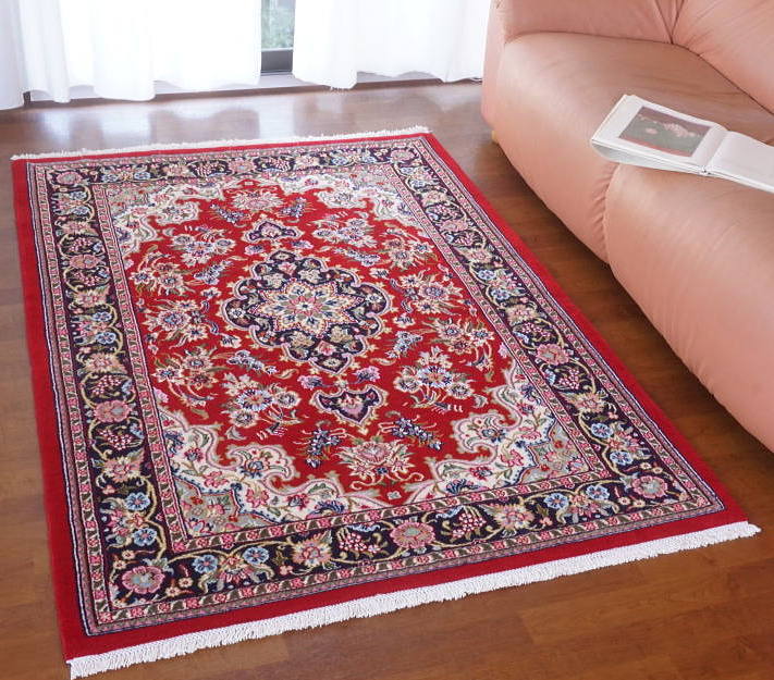 ペルシャ絨毯 イラン、クム産 一畳サイズ
