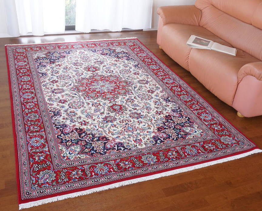 ペルシャ絨毯 リビングサイズ イラン・クム産｜家庭織りギャッベとキリムの店 クラフトワーク
