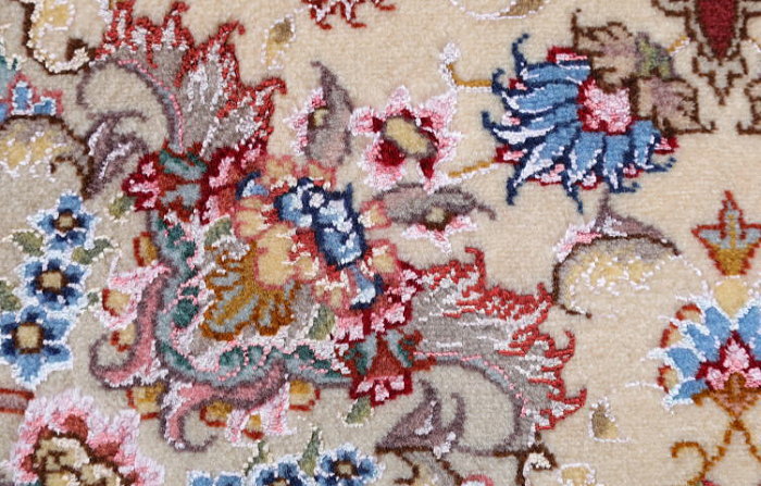 ペルシャ絨毯タブリーズ産　玄関マット6