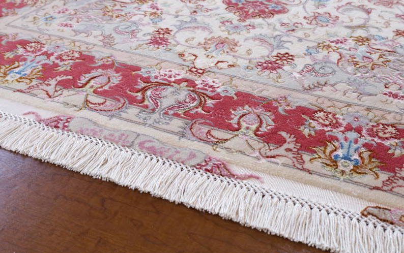 ペルシャ絨毯　タブリーズ産のオーリヤ模様7