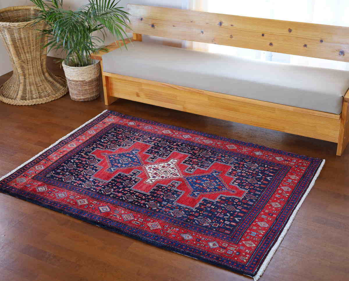 ペルシャ絨毯　セネ産　c20175