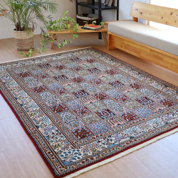 ペルシャ絨毯　ムード産　237×166cm