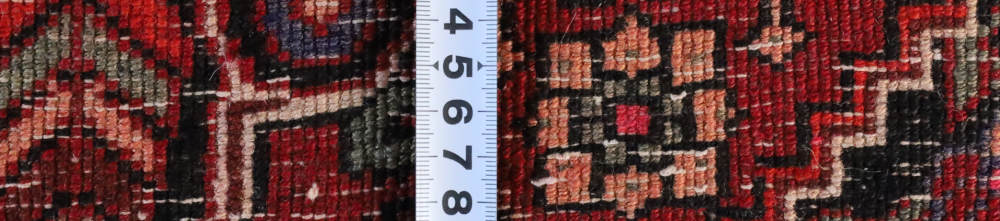 ペルシャ絨毯 イラン、ゴルトゥーグ産 204×135cm ウール　藍と茶