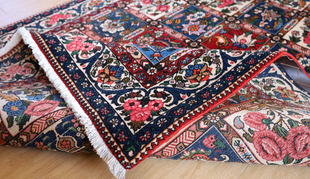 ペルシャ絨毯 イラン、バクティアリ族 195×136cm