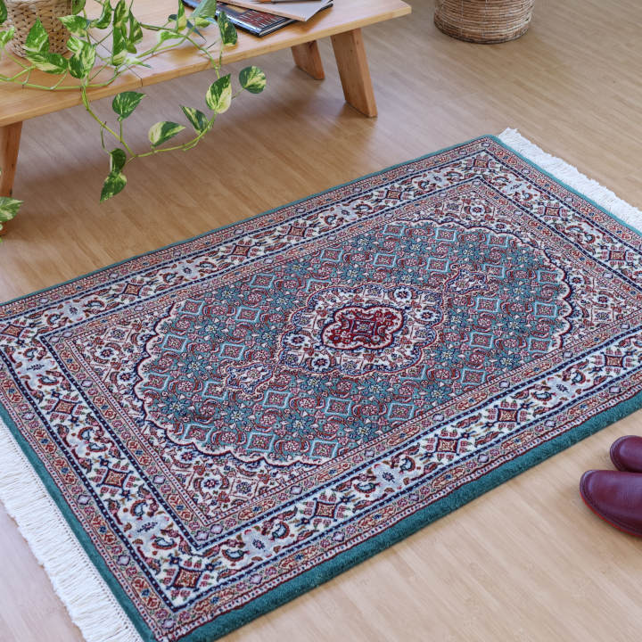 ペルシャ絨毯　イラン・ムード産 124×81cm