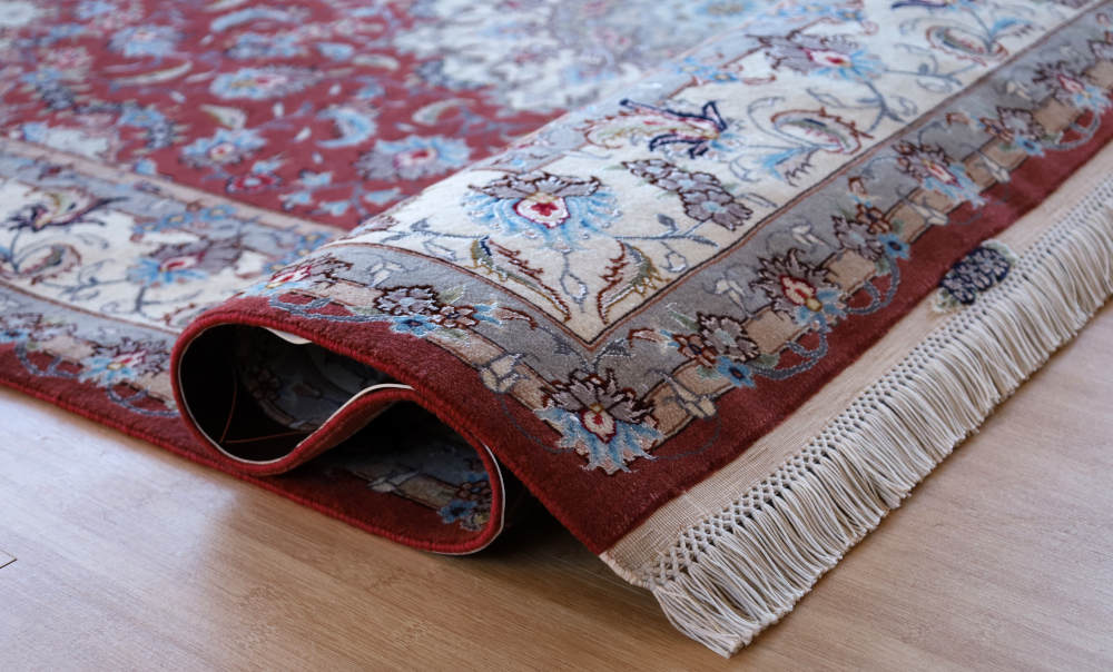 ペルシャ絨毯 イラン、タブリーズ産 203×157cm