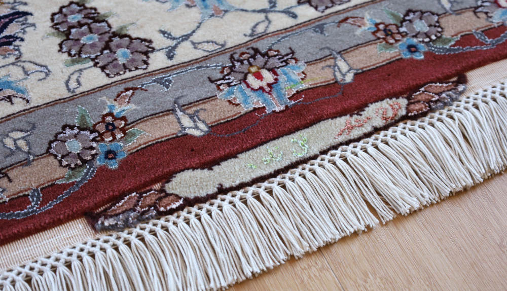 ペルシャ絨毯 イラン、タブリーズ産 203×157cm