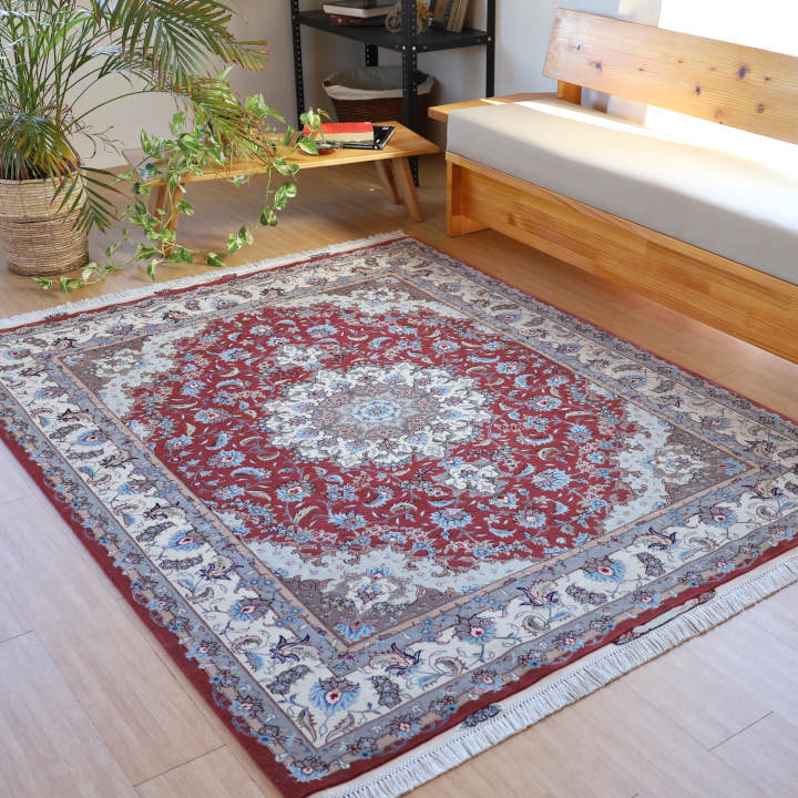 ペルシャ絨毯　タブリーズ産　203×157cm