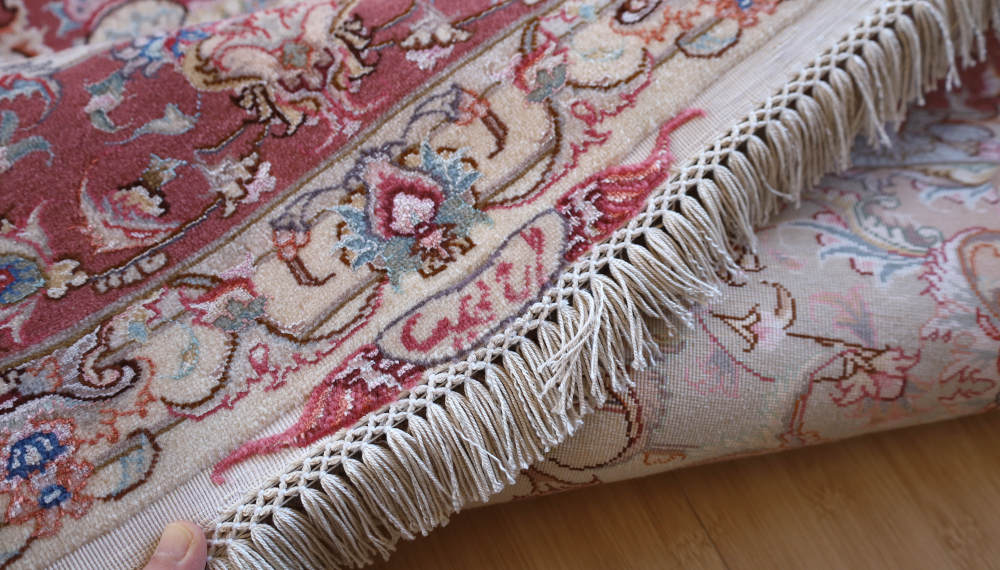 ペルシャ絨毯 イラン、タブリーズ産 206×153cm