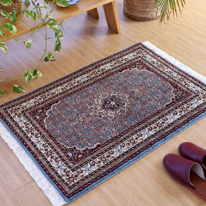 ペルシャ絨毯　ムード産　93×62cm