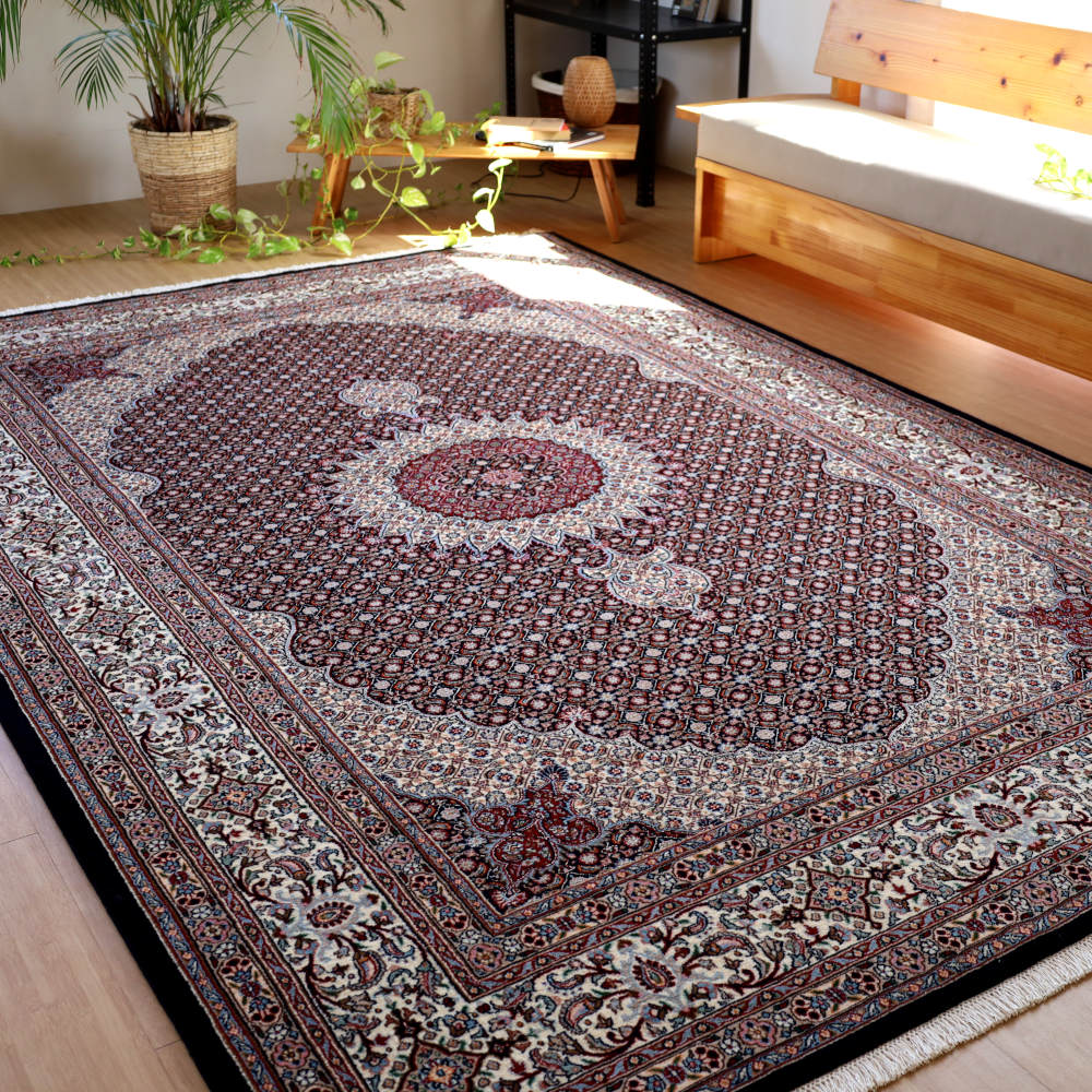 ペルシャ絨毯　ムード産　301×204cm