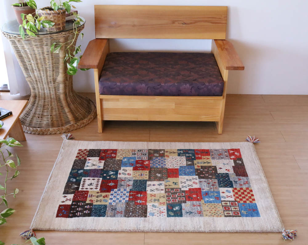 ギャッベ　玄関マット8