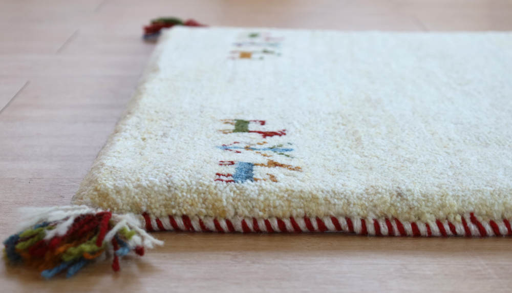 ギャッベ　玄関マットサイズ　94×62cm