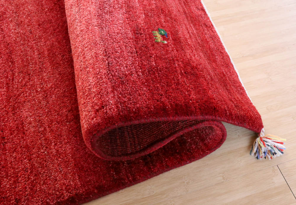 ギャッベ イラン産 197×156cm cg21336 モチーフのアップ