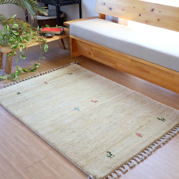 ギャッベ イラン・シーラーズ産　83×59cm