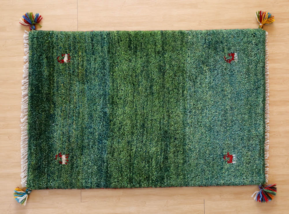 ギャッベ　玄関マットサイズ　88×59cm