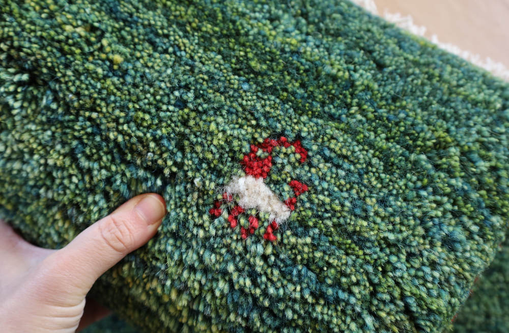 ギャッベ　玄関マットサイズ　88×59cm