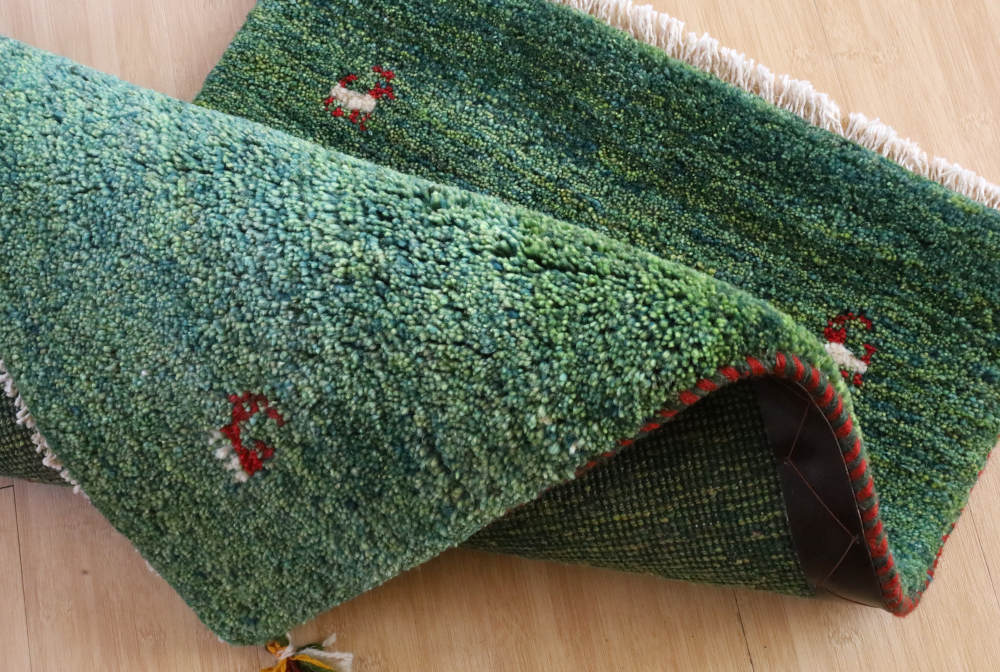 ギャッベ　玄関マットサイズ　88×59cm