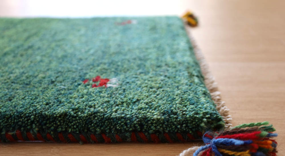 ギャッベ　玄関マットサイズ　88×59cm