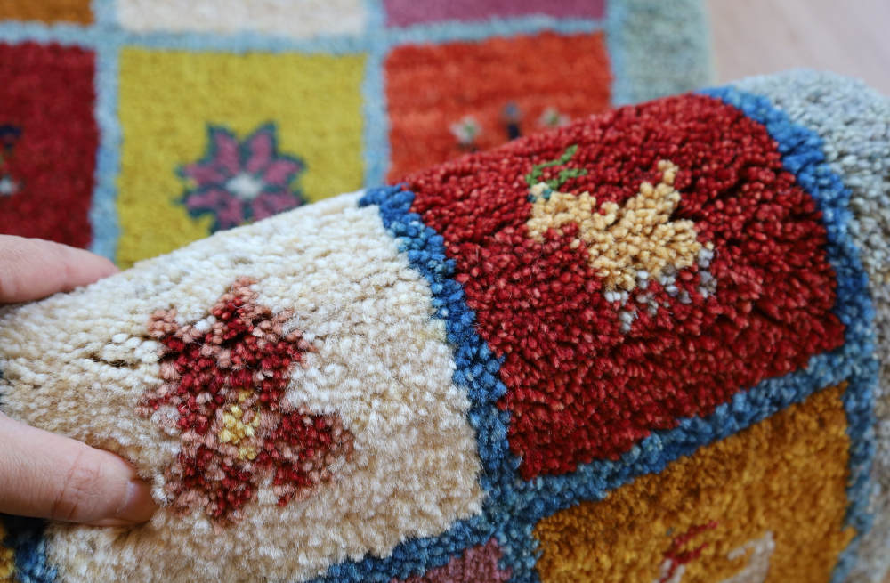 ギャッベ 玄関マットサイズ 91×63cm