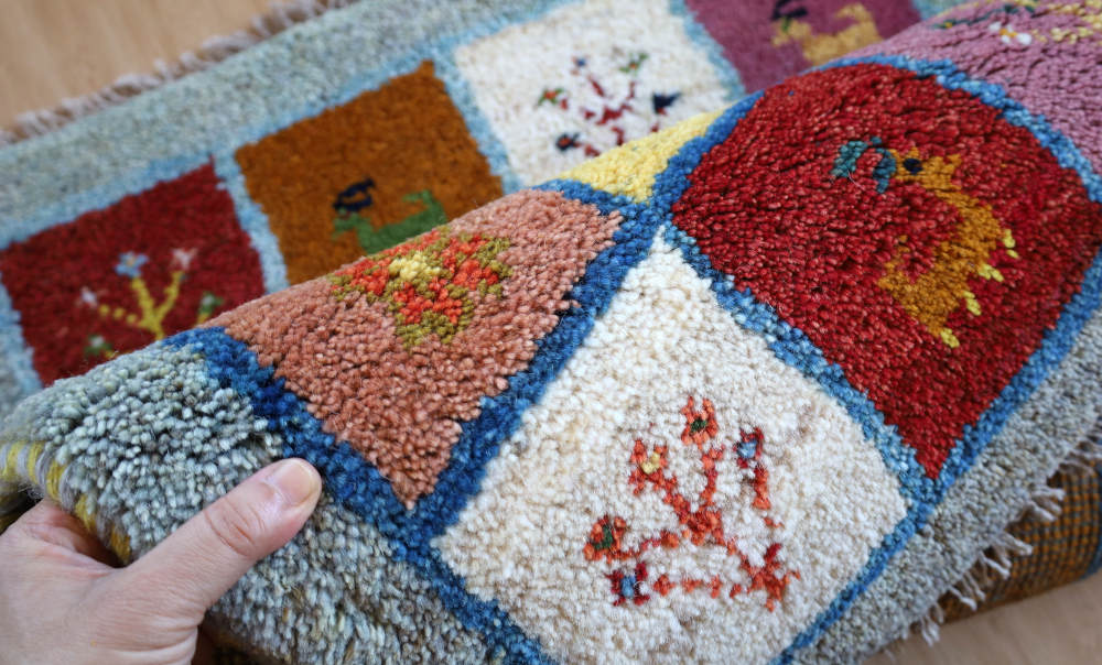 ギャッベ 玄関マットサイズ 91×63cm
