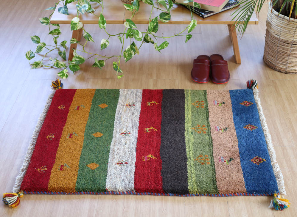 ギャッベ　玄関マット8