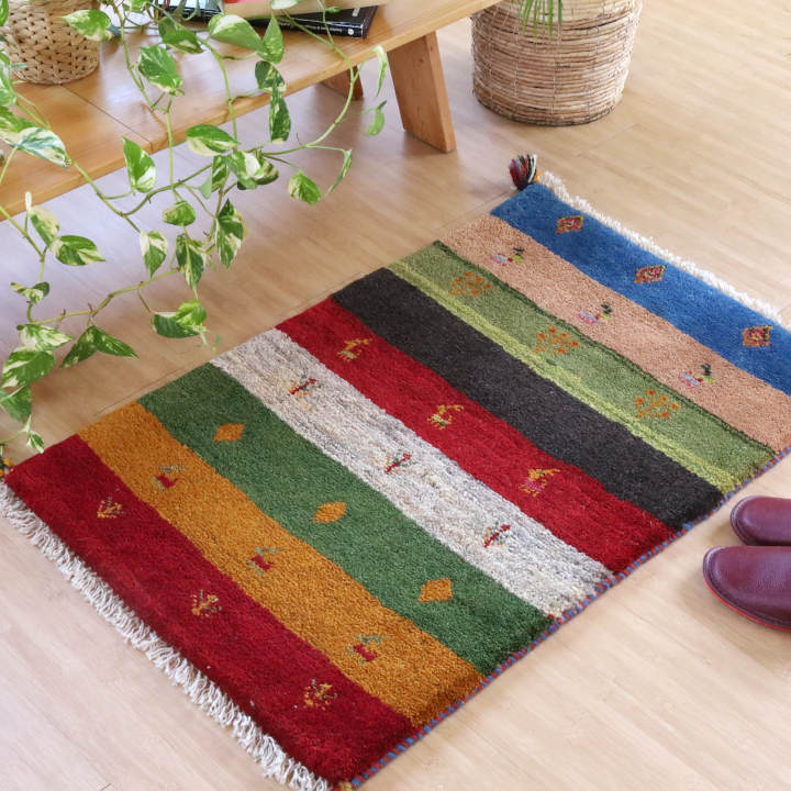 ギャッベ イラン・シーラーズ産　93×60cm