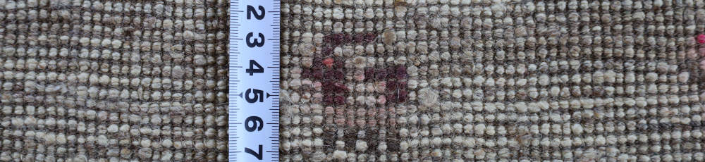 ギャッベ　玄関マットサイズ　91×59cm　淡色