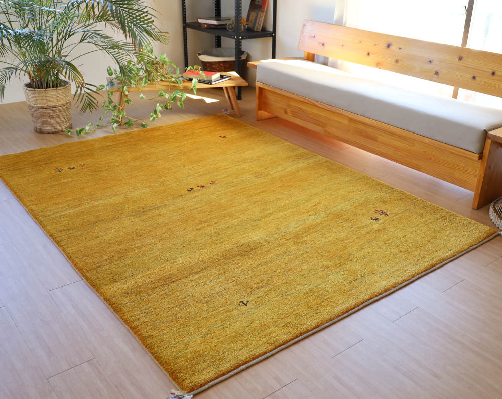 ペルシャギャッベ 　233×171cm　cg21607　正面から見たところ