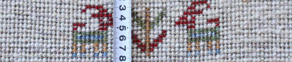 ギャッベ　イラン産　215×157cm　cg21616　毛足の表情や質感