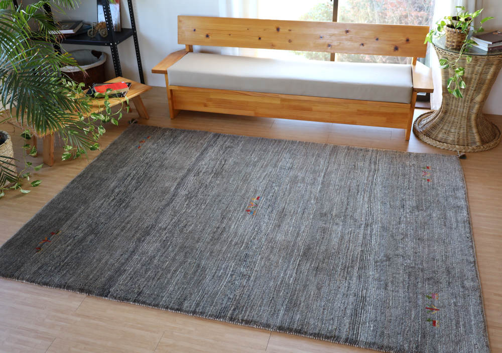 ペルシャギャッベ 　247×171cm　cg21623　全体写真