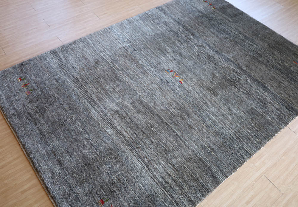 ペルシャギャッベ 　247×171cm　cg21623　全体を上から見たところ