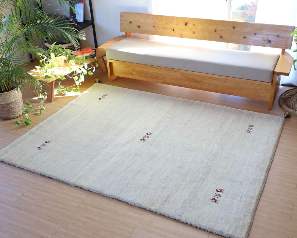 ペルシャギャッベ 　228×173cm　cg21624　全体写真