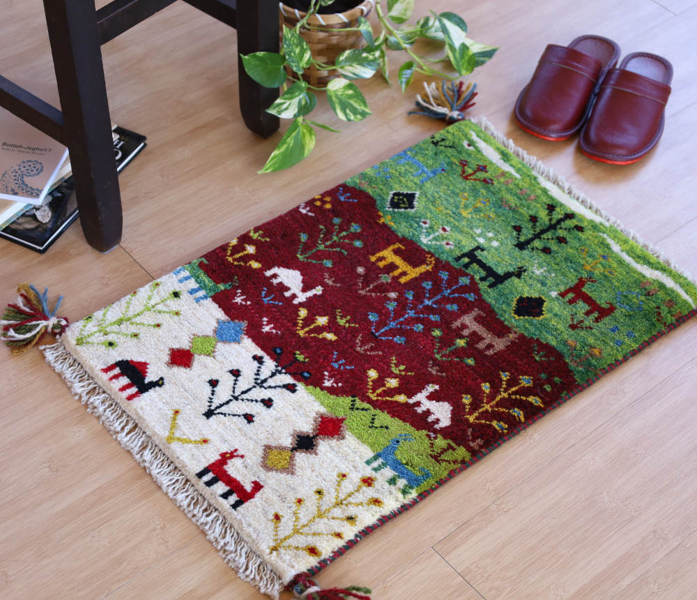 ギャッベミニマット　3色　62×42cm
                        