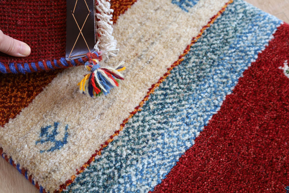 ギャッベ　123×40cm　縞模様