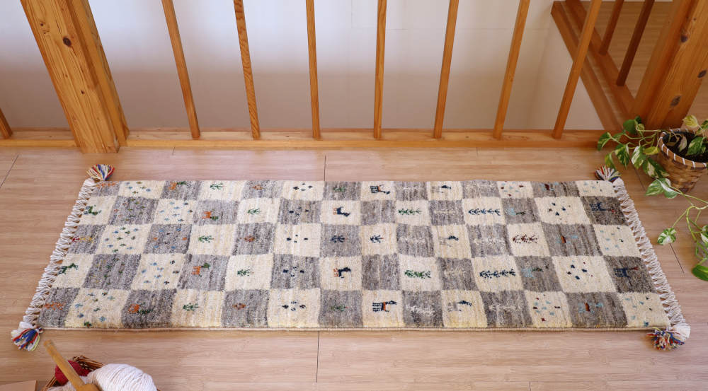 ギャッベ　147×50cm