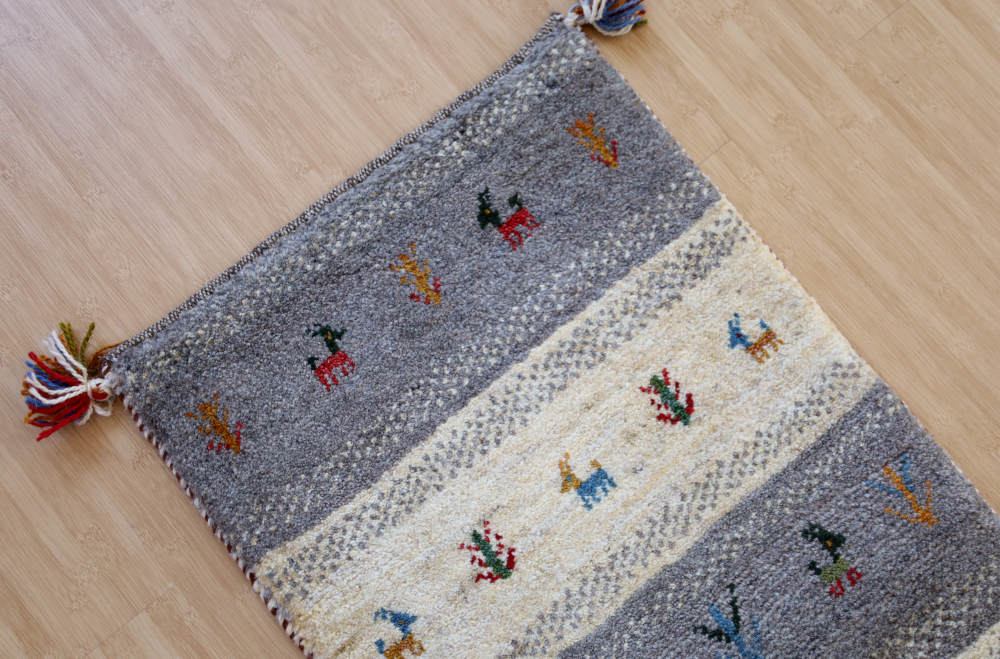 ギャッベ　151×52cm　上部の部分