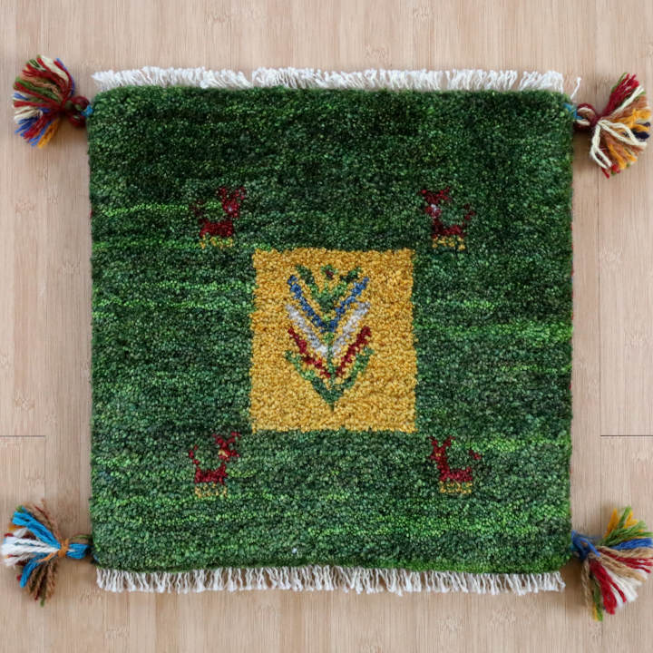 イラン産手織りギャッベ座布団