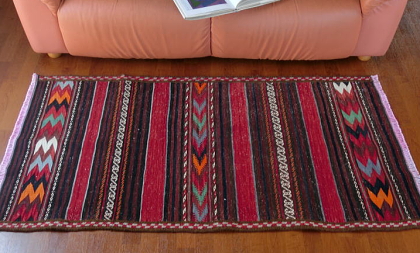 オールドキリム イラン・バルーチ族 k11245/ 家庭織りギャッベ