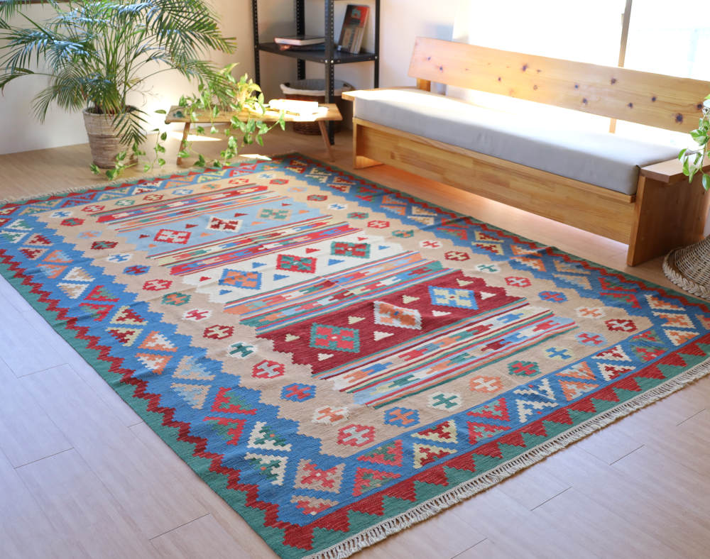 キリム　シーラーズ産　299×200cm　