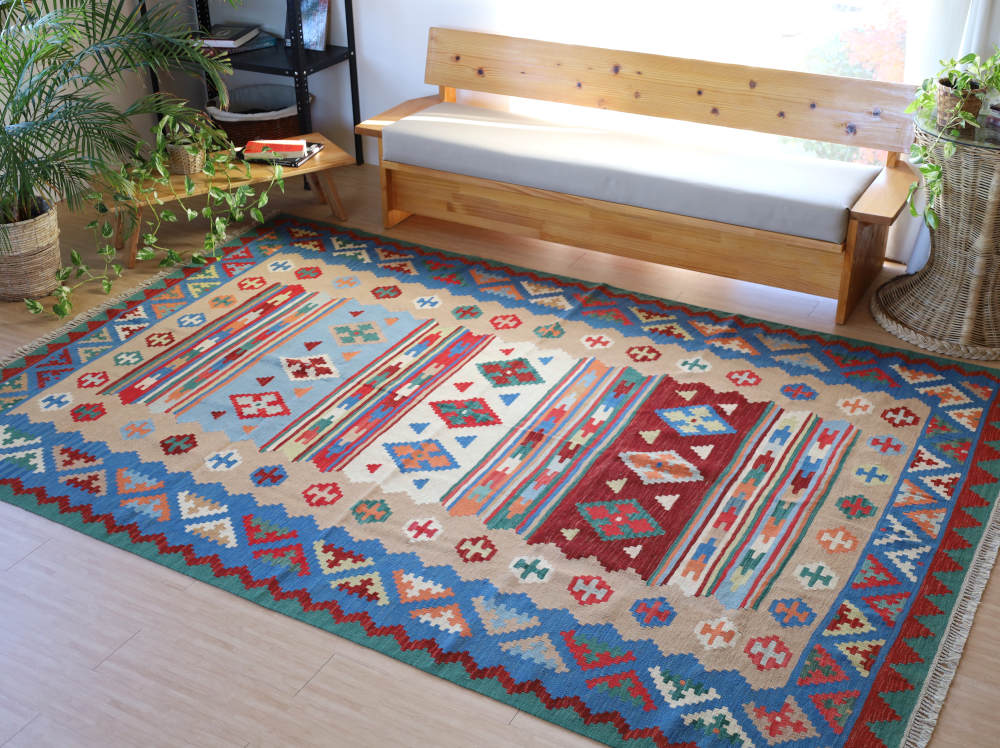 キリム　シーラーズ産　299×200cm　