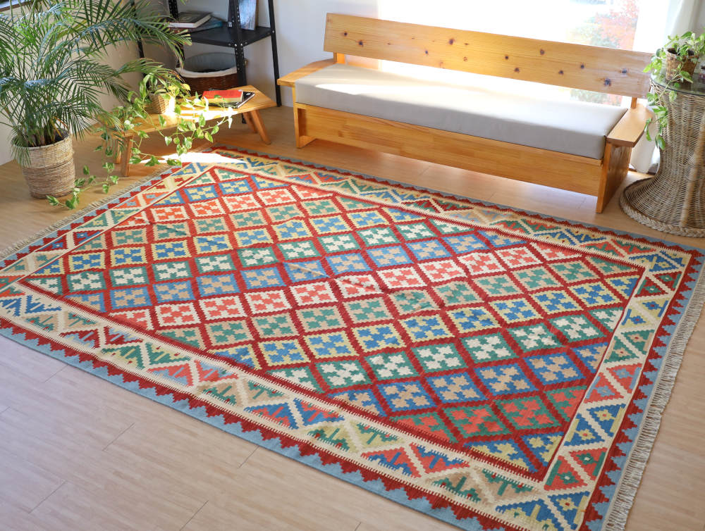 キリム　シーラーズ産　293×204cm　